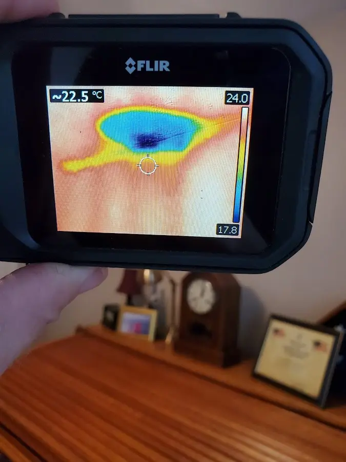 Thermal imaging inspection for water damage in North Bay Village
