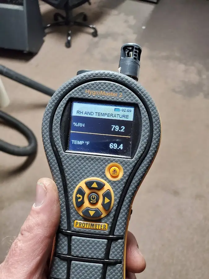 Moisture meter humidity assessment for Mold Remediation & Removal in North Bay Village